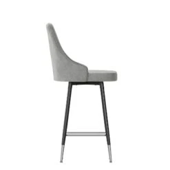 Flash Furniture Commercial Gray LeatherSoft Counter Height Stools - Set of 2 18 Flash Furniture Commercial Gray LeatherSoft Counter Height Stools - Set of 2 -Flash Furniture Sale Store GUEST fb0d202d bf32 4850 a6d3 95f97f65946f