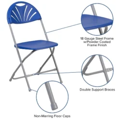 Flash Furniture HERCULES Series 650 Lb. Plastic Fan Back Folding Chair - 2 Pack -Flash Furniture Sale Store GUEST fb91c972 fa49 4571 8d27 8deb5d81492a