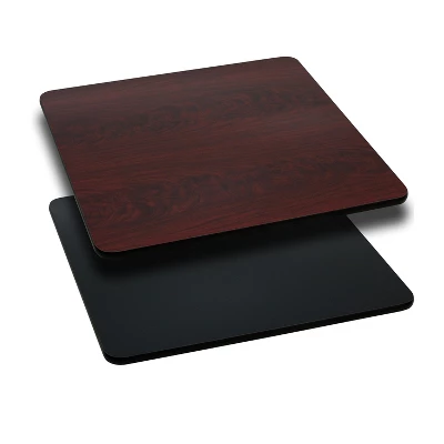 Flash Furniture 36" Square Reversible Laminate Table Top for Commercial Use 1 Flash Furniture 36" Square Reversible Laminate Table Top for Commercial Use