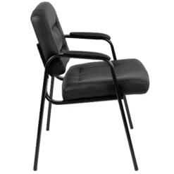 Flash Furniture Darwin Black LeatherSoft Executive Reception Chair with Metal Frame -Flash Furniture Sale Store GUEST fda47540 a634 4b24 bcbd 595c5f59072c