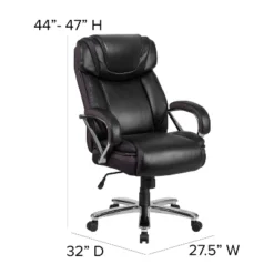 Flash Furniture HERCULES Series Big & Tall 500 Lb. LeatherSoft Executive Office Chair -Flash Furniture Sale Store GUEST fdc330bb 72c4 41df bfea 1279940affa4