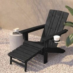 Flash Furniture Halifax HDPE Adirondack Chair with Pull-Out Ottoman & Cup Holder 17 Flash Furniture Halifax HDPE Adirondack Chair with Pull-Out Ottoman & Cup Holder -Flash Furniture Sale Store GUEST fe85ecc3 6886 42e4 ad73 a84bfb2af73f