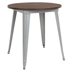 Flash Furniture 30" Round Metal Indoor Table with Rustic Wood Top -Flash Furniture Sale Store GUEST ff7a00b6 e19b 4ce4 8994 27f5e207a1b9